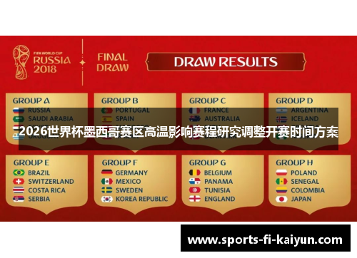 2026世界杯墨西哥赛区高温影响赛程研究调整开赛时间方案